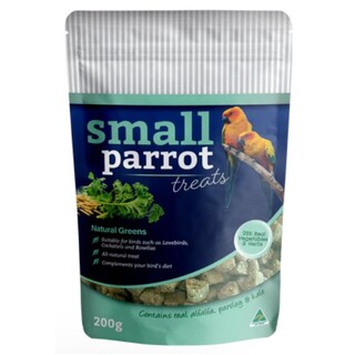 Peckish Small Parrot Treats Greens 200gm
