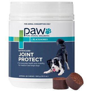 PAW Osteocare (Joint Protect) - Medium & Large Dogs - Chews - 300g (Approx 60 chews)