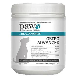 PAW OsteoAdvanced Clinical Joint Support For Dogs 300gm