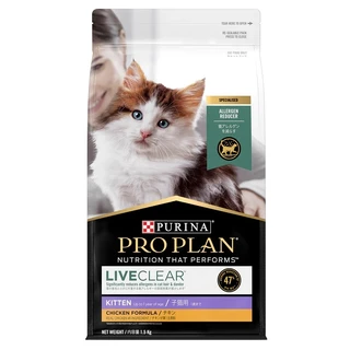 PRO PLAN Kitten - LIVECLEAR - Chicken with Probiotics - Dry Cat Food 1.5kg