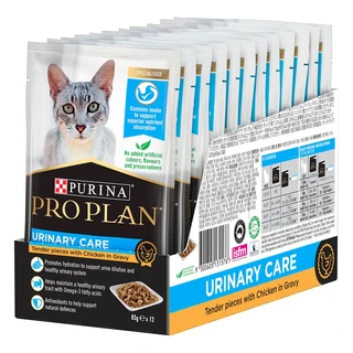 PRO PLAN Cat - Adult Urinary Care - Chicken in Gravy Wet Cat Food 85g x 12