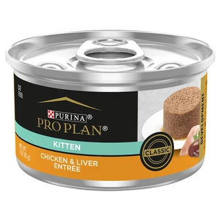 PRO PLAN Kitten - Chicken & Liver Entrée - Wet Cat Food 85g x 24