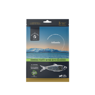 The Supreme Treat Co - Herring Bites with Seaweed - Puppy treats - 80gm