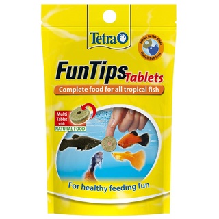 Tetra Fun Tips Tropical Treat And Food For Fish - 75 Tablets (30g)