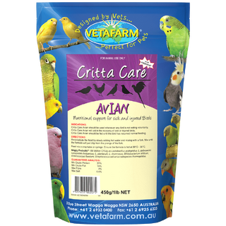 Vetafarm Avian Crittacare 450g