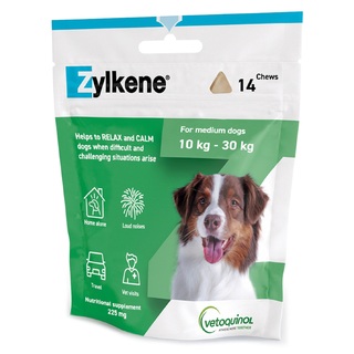 Zylkene Calming Chews For Medium Dogs 10-30kg  - 225mg - 14 Chews