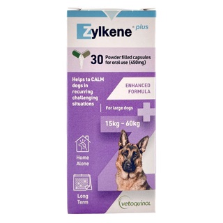 Zylkene PLUS Capsules for Large Dogs 15-60kg (Purple) 450mg - 30 Capsules