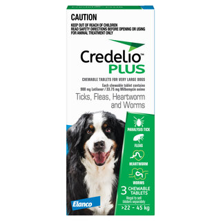 Credelio Plus for Extra Large Dogs (22-45kg) Blue