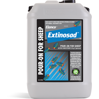 Elanco Extinosad Pour On for Sheep 20ltrs