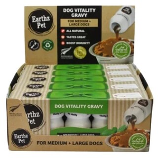 Earthz Pet Gravy - Med/Large Dog - Lamb & Mint - 5 x 5 x 50ml (25 bottles)