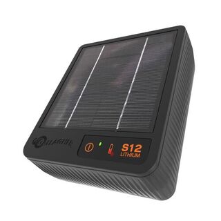 Gallagher S12 (upto 1.2km) - Lithium Solar Powered Fence Energizer