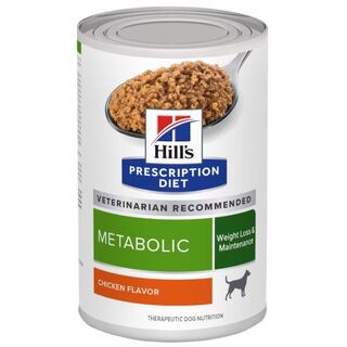 Hill's Prescription Diet Dog Metabolic Chicken Flavour - Wet Food 370gm x 12 Cans