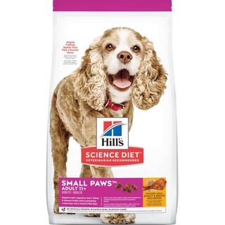 Hill's Science Diet Dog - Adult 11+ Small Paws Chicken Meal, Barley & Brown Rice Recipe - Dry Food 2.04kg