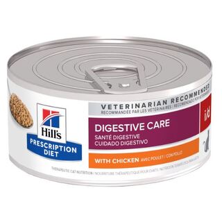 Hill's Prescription Diet i/d with Chicken Wet Cat Food 156gm x 24 Cans