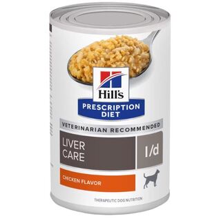 Hill's Prescription Diet Dog l/d Chicken Flavour - Wet Food 370gm x 12 Cans