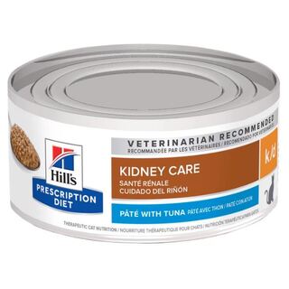 Hill's Prescription Diet k/d Pâté with Tuna Wet Cat Food 156gm x 24 Cans