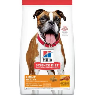 Hill's Science Diet Dog - Adult 1-6 Light with Chicken Meal & Barley - Dry Food 12kg
