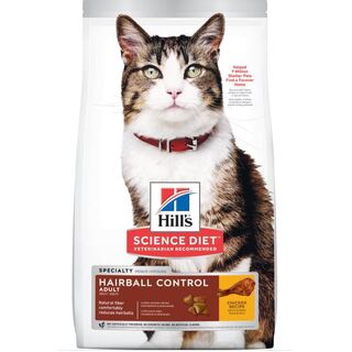 Hill's Science Diet Cat Adult Hairball Control - Chicken Recipe Dry Cat Food 4kg