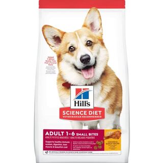 Hill's Science Diet Dog - Adult 1-6 Small Bites Chicken & Barley Recipe - Dry Food 6.8kg