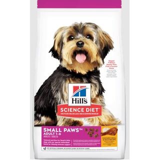 Hill's Science Diet Dog - Adult 1-6 Small Paws Chicken Meal & Rice Recipe - Dry food 1.5kg