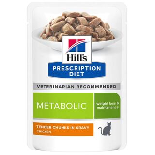 Hill's Prescription Diet Metabolic Wet Cat Food 85gm x 12 pouches