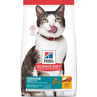 Hill's Science Diet Cat Adult 11+ Indoor Chicken Recipe Dry Food - 3.17kg