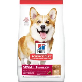 Hill's Science Diet Dog - Adult 1-6 Small Bites Lamb Meal & Brown Rice Recipe - Dry Food 7.03kg