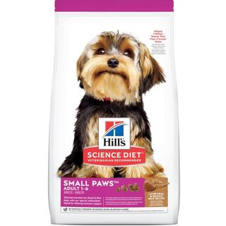 Hill's Science Diet Dog - Adult 1-6 Small Paws Lamb Meal & Brown Rice Recipe -Dry Food 2kg