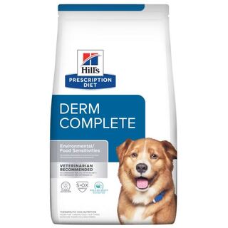 Hill's Prescription Diet Dog Derm Complete Rice & Egg Recipe - Dry Food 10.8kg