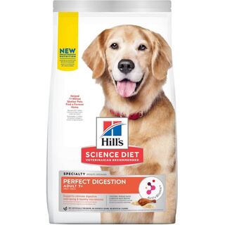 Hill's Science Diet Dog - Adult 7+ Perfect Digestion Chicken, Whole Oats & Brown Rice Recipe - Dry Food 5.44kg