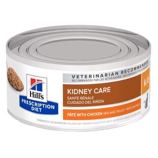 Hill's Prescription Diet k/d Pâté with Chicken Wet Cat Food 156gm x 24 cans