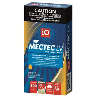 IO Mectec LV Cattle Pour On
