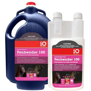 iO Fenbender 100 Oral Drench for Cattle & Horses 5ltr
