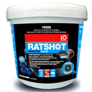 iO Ratshot Blocks 8kg BLUE Difenacoum