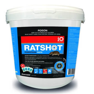 iO Ratshot Paste 1kg Blue Difenacoum