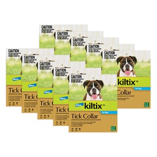Kiltix Tick Collar for Dogs - 10 Pack