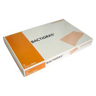 Bactigras Antiseptic Paraffin Gauze Dressing- 10x10cm - 10 Pack