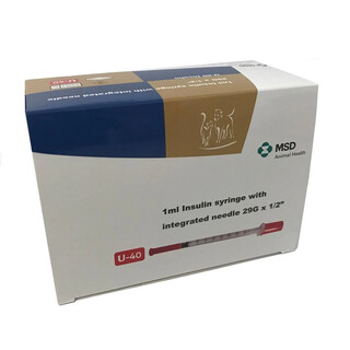 MSD - Insulin U-40 Syringes 1ml 29g x 1/2" with integrated needle