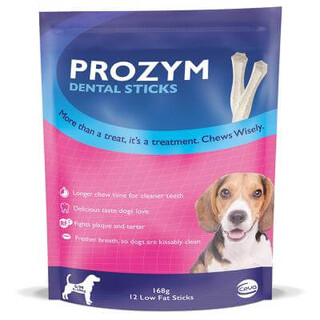 Prozym RF2 Small/Medium Dental Sticks 12 pack 168gm - dogs 1kg-20Kg