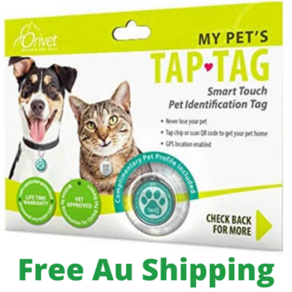 Orivet Smart Dog/Cat Tag - FREE AU Shipping - Pet ID GPS Tag