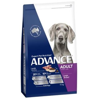 Advance Dog Adult Large Breed Lamb with Rice - Dry Food 15kg