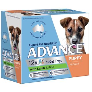 Advance Puppy Lamb and Rice - Wet food 12 x 100g Cans