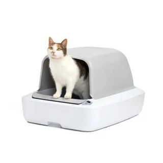 PetSafe ScoopFree Pro Hooded Crystal Self-Cleaning Litter Box System