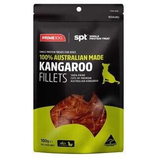 Prime100 - SPT Treats for Dogs - Kangaroo Fillet 100gm