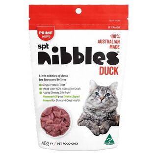 Prime100 - SPT Nibbles for Cats Treat - Duck - 40gm