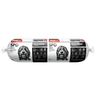 Prime100 - SPD Cooked Roll - Wild Boar & Pumpkin 2kg - Pickup Only