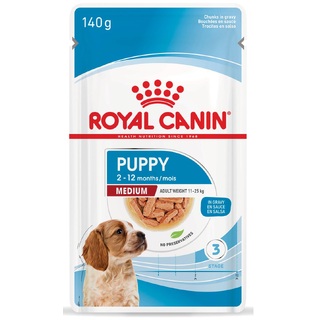 Royal Canin Dog Medium (11-25kg) Puppy 140gm x 10 Pouches