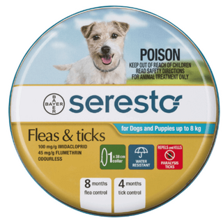 Seresto Tick & Flea Collar for Dogs [Size: LARGE over 8kg]