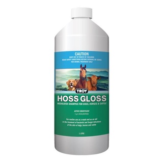 Troy Hoss Gloss Medicated shampoo for Dogs, Horses & Cattle