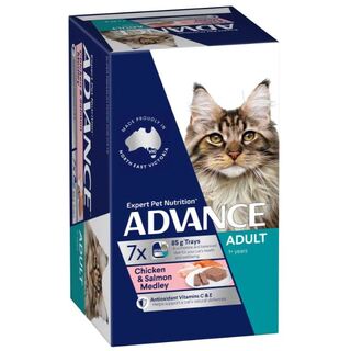 Advance Cat - Adult Chicken & Salmon Medley - Wet Food 7 x 85gm trays